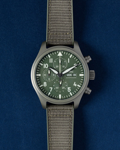Ceramic IWC Pilot Chronograph Top Gun "Woodland" IW389106 | Grand Caliber