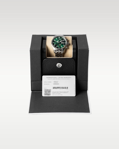 green dial IWC Pilot's Watch Chronograph 41mm IW388104 | Grand Caliber Watches