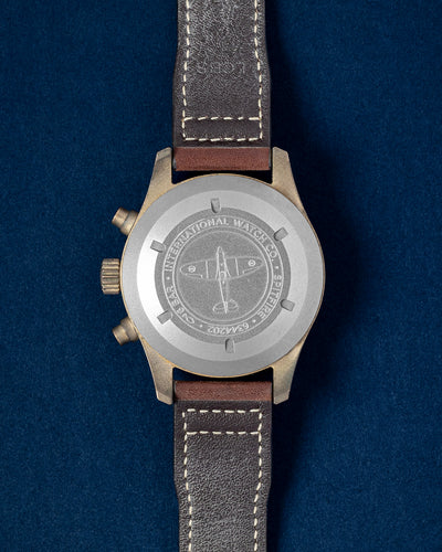 2022 Bronze IWC Pilot's Watch Chronograph Spitfire IW387902 | Grand Caliber Dallas