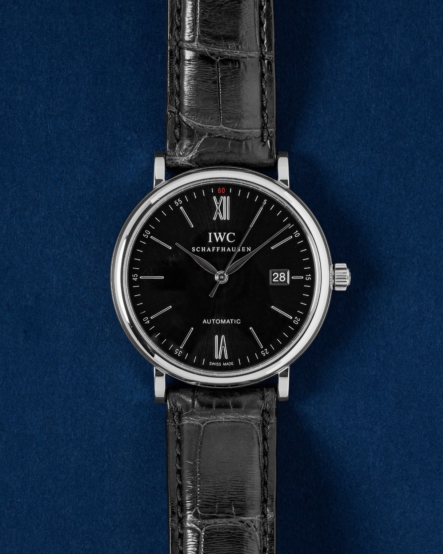 2023 Black IWC Portofino Automatic IW356502 | Grand Caliber Mens Watches