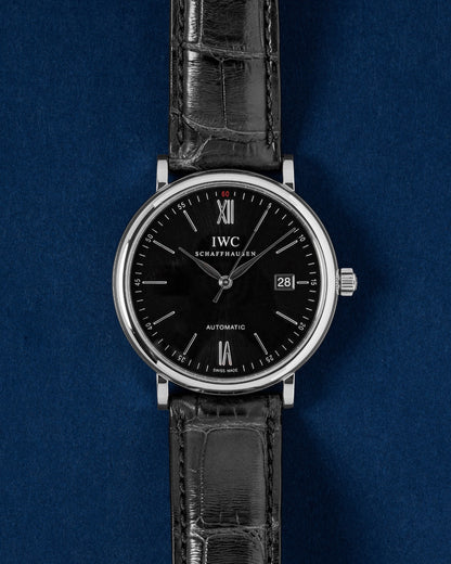 2023 Black IWC Portofino Automatic IW356502 | Grand Caliber Mens Watches