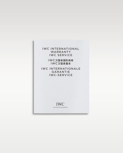 IWC, Portofino Moon Phase Edition 150 Years, IW516406, IWC international warranty and service booklet