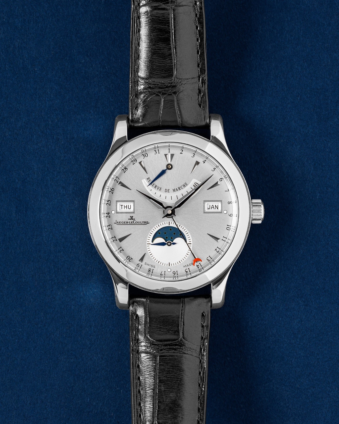 Jaeger-LeCoultre Master Calendar 147.8.41.S | Grand Caliber Watches DFW