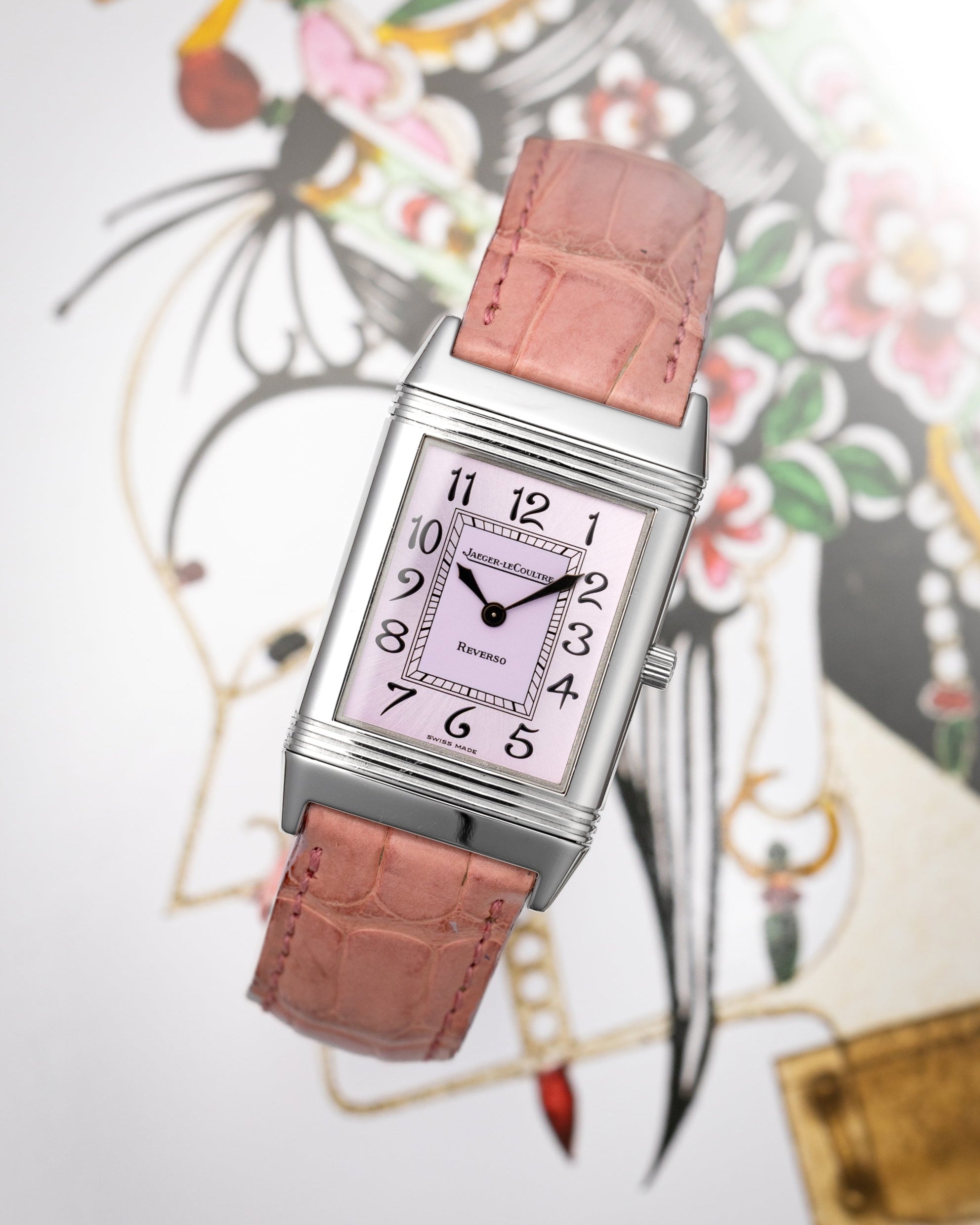 Pink Womens Jaeger-LeCoultre Reverso Classique 250.8.08 | Grand Caliber Dallas, Texas