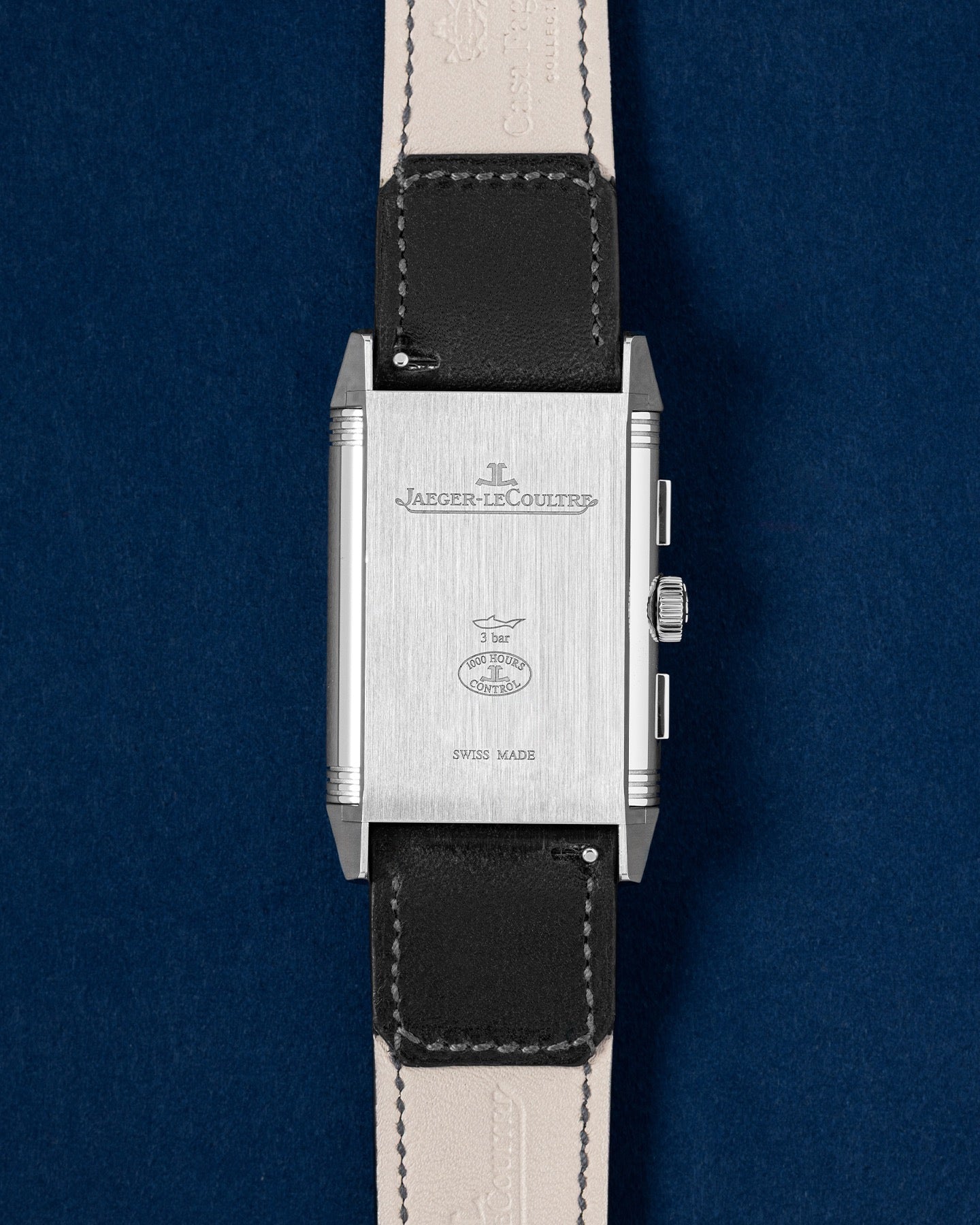 Blue JLC Reverso Tribute Chronograph Q389848J | Grand Caliber Texas