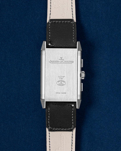 Blue JLC Reverso Tribute Chronograph Q389848J | Grand Caliber Texas