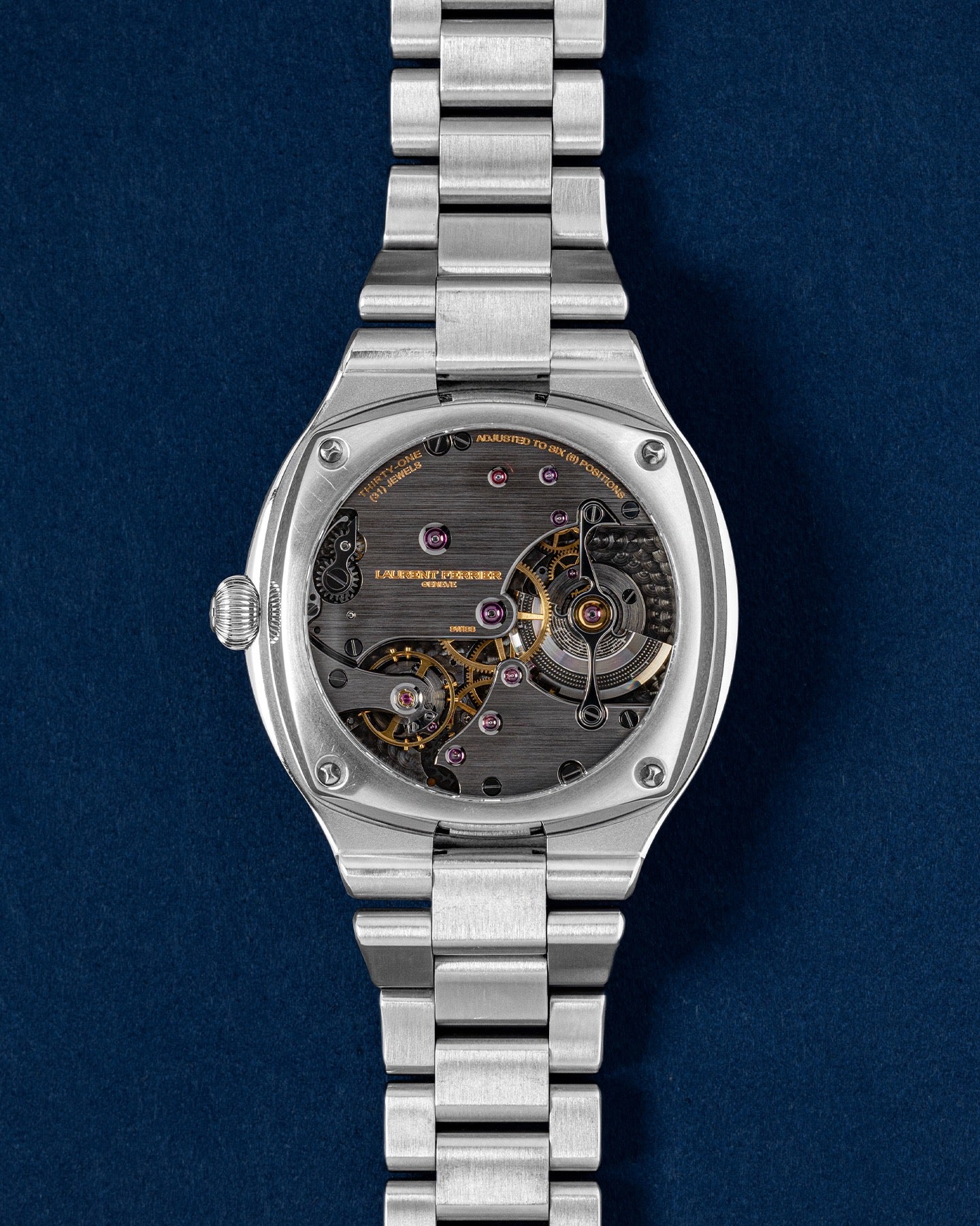 Laurent Ferrier Sport Auto Blue Titanium | Grand Caliber Texas