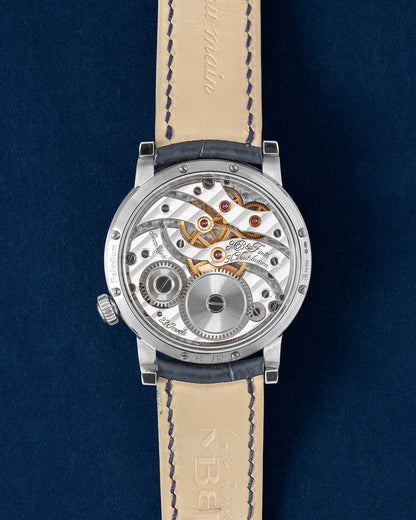 Vert d'eau dial MB&F Legacy Machine 101 LM101 | Grand Caliber Watches DFW