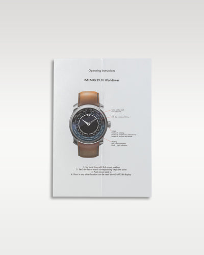 New Titanium Ming 29.01 World Timer | Grand Caliber Dallas, Texas