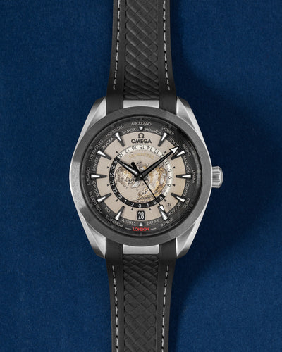 Omega Aqua Terra Worldtimer GMT 43 220.92.43.22.99.001 | Grand Caliber TX