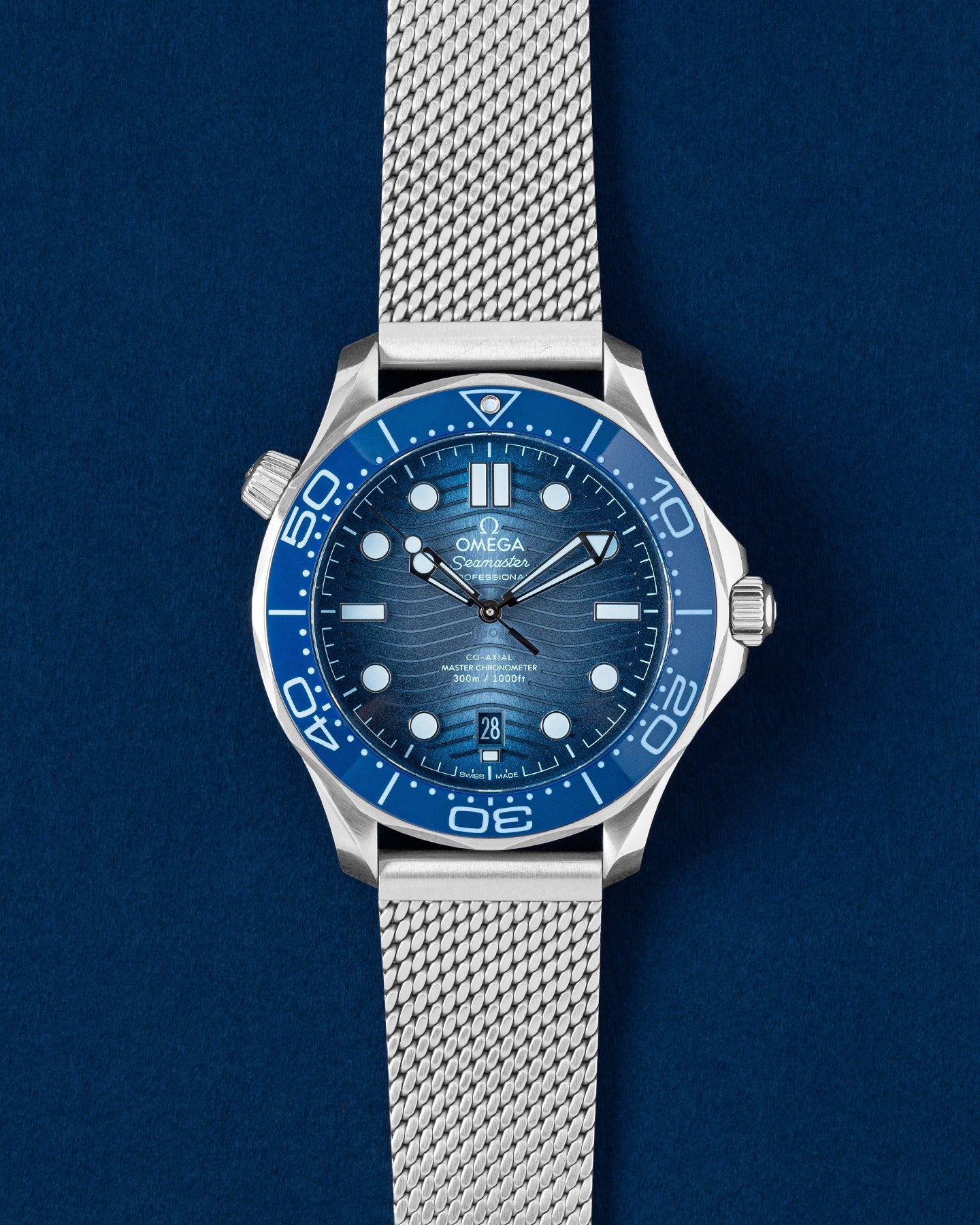 Omega Diver 300m Co-axial Summer Blue Seamaster 210.32.42.20.03.002