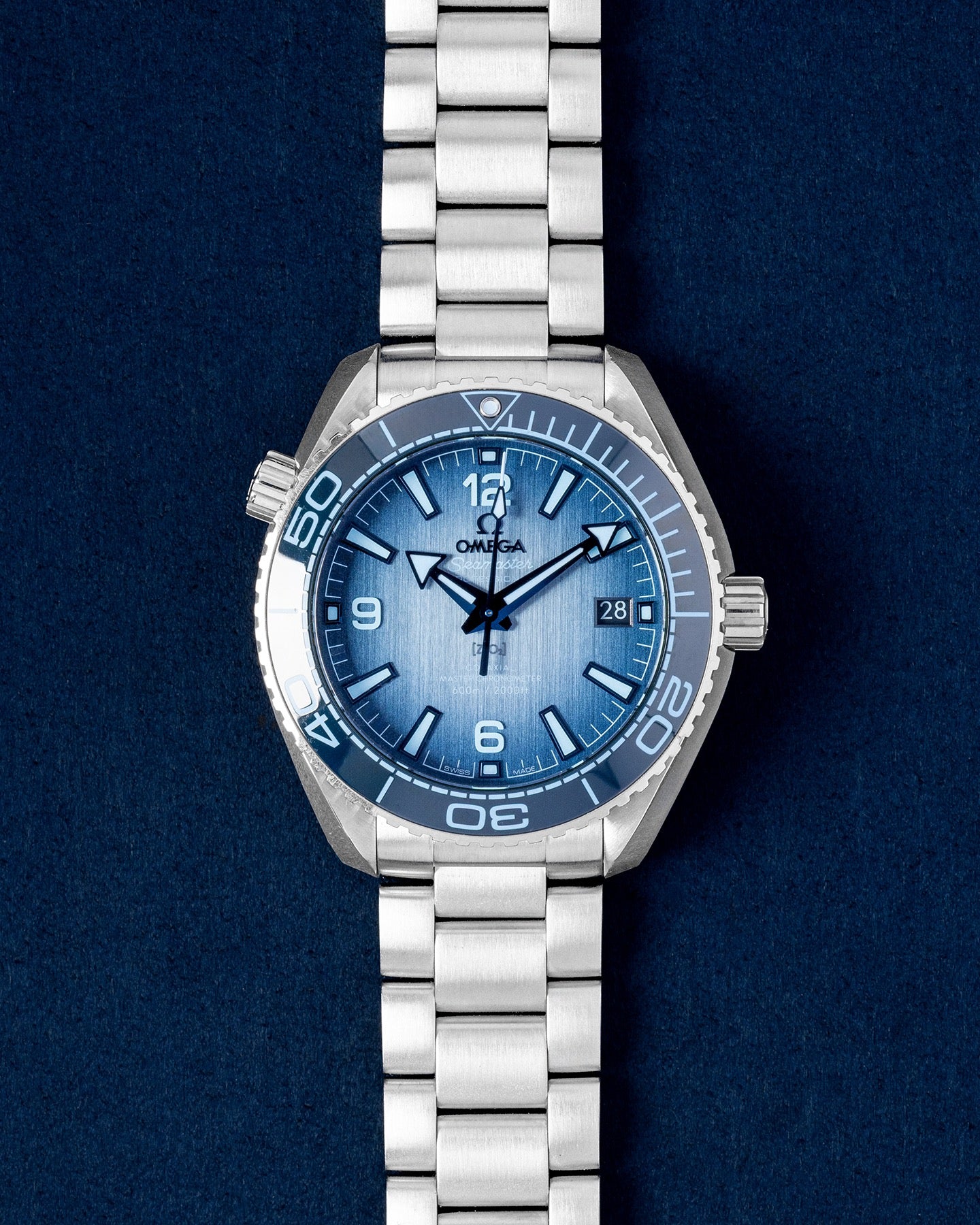 Summer Blue Omega Planet Ocean 215.30.40.20.03.002 | Grand Caliber Dallas, Texas