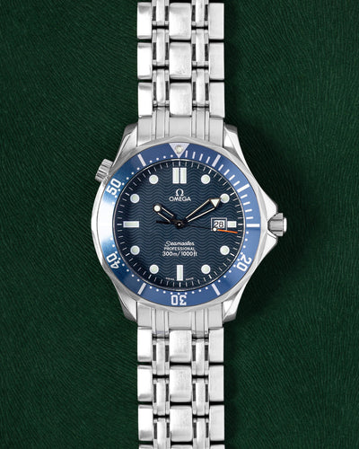1998 Blue Omega Seamaster 196.1523 | Grand Caliber Watches