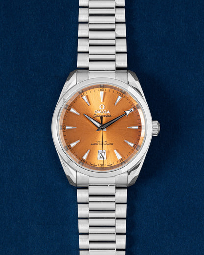 Orange dial Omega Seamaster Aqua Terra 150M 220.10.38.20.12.001 | Grand Caliber