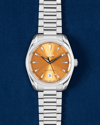 Saffron Omega Seamaster Aqua Terra 150M 220.10.38.20.12.001 | Grand Caliber