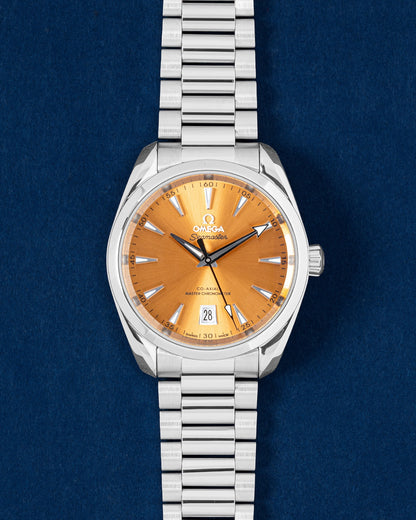 Saffron Omega Seamaster Aqua Terra 150M 220.10.38.20.12.001 | Grand Caliber