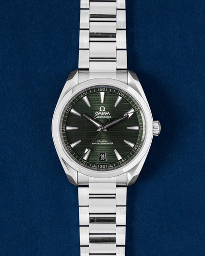 Green dial Omega Seamaster Aqua Terra 220.10.41.21.10.001 | Grand Caliber DFW