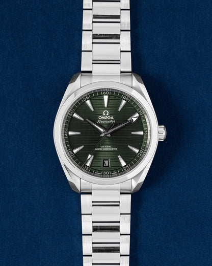 Green dial Omega Seamaster Aqua Terra 220.10.41.21.10.001 | Grand Caliber DFW