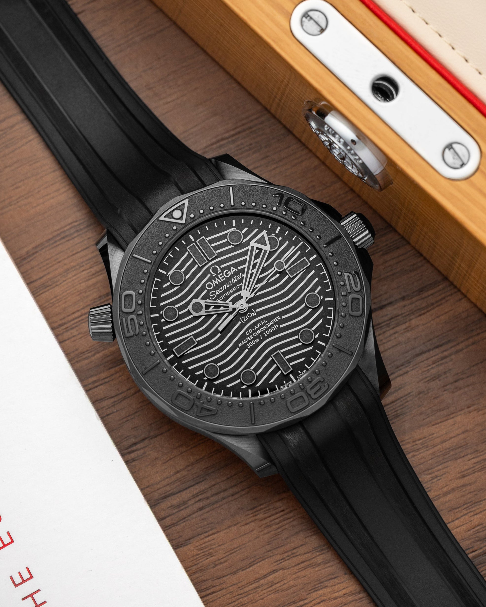 Black Black Omega Seamaster Diver 300M 210.92.44.20.01.003 | Grand Caliber Dallas, Texas