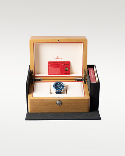 2023 Blue Omega Seamaster Diver 300M 210.32.42.20.03.002 | Grand Caliber Dallas, Texas