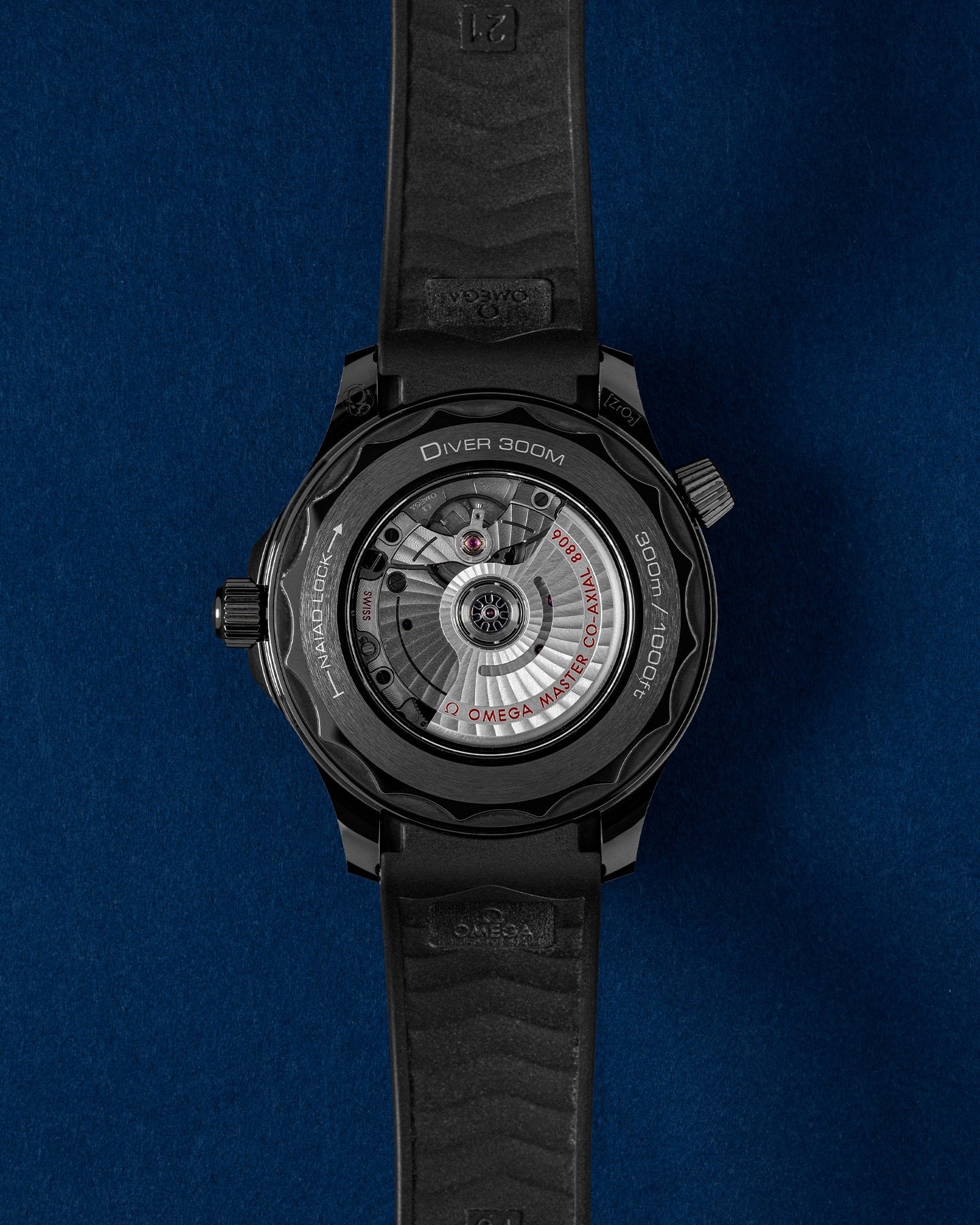 ceramic Omega Seamaster Diver Black Black 210.92.44.20.01.003 | grand caliber