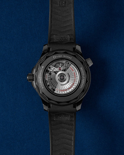 ceramic Omega Seamaster Diver Black Black 210.92.44.20.01.003 | grand caliber