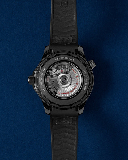 ceramic Omega Seamaster Diver Black Black 210.92.44.20.01.003 | grand caliber