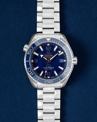 Blue Omega Seamaster Planet Ocean 215.30.40.20.03.001 | Grand Caliber