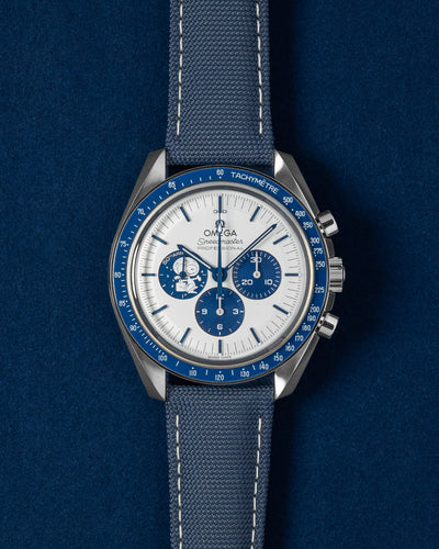 Blue Snoopy Omega Speedmaster 31032425002001 Watch at Grand Caliber