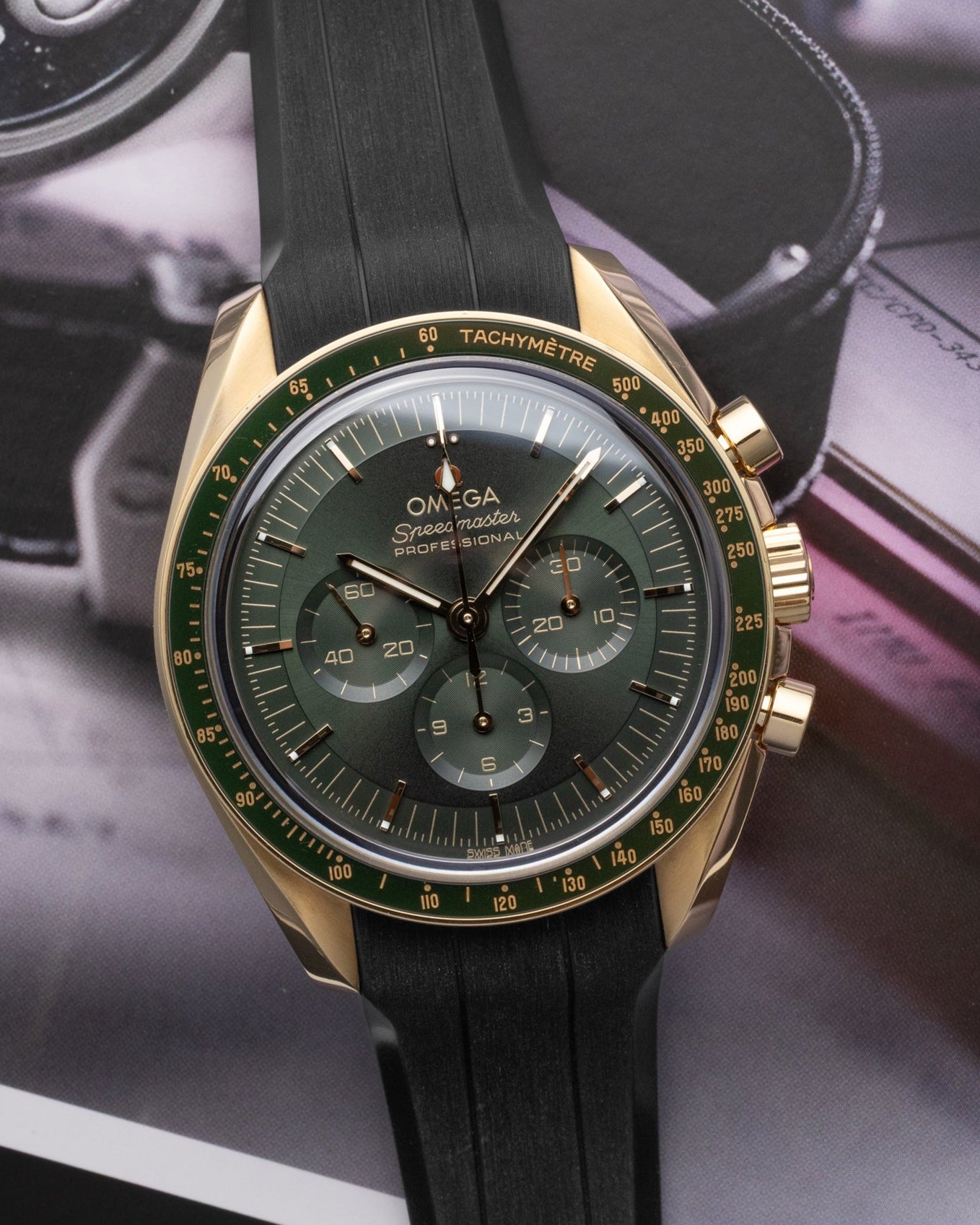 Moonshine Gold Omega Speedmaster Moonwatch Professional 310.63.42.50.10.001 | Grand Caliber DFW, Texas
