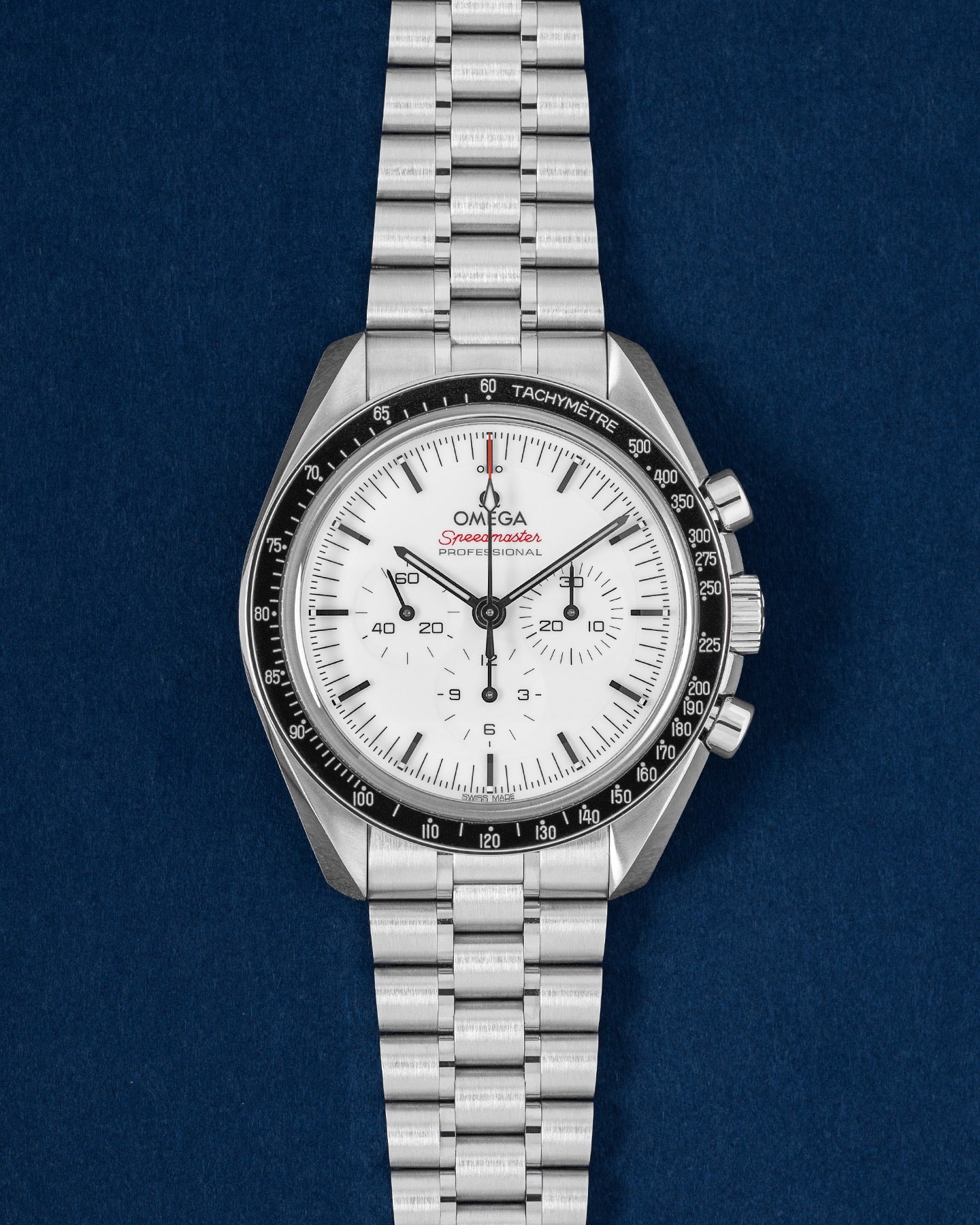 New Omega Speedmaster Moonwatch Professional White | Grand Caliber TX