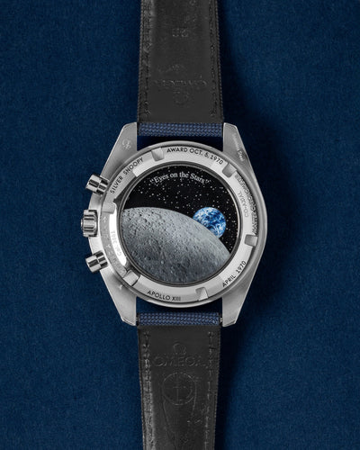 Blue Omega Speedmaster "Silver Snoopy Award" 31032425002001 | Grand Caliber