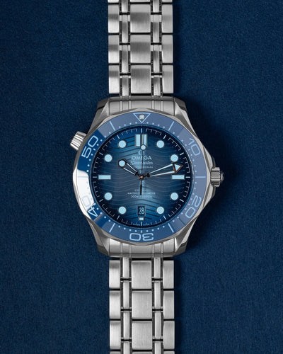 Omega Summer Blue Seamaster Diver 210.30.42.20.03.003 | Grand Caliber Dallas, Texas