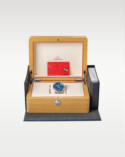 Omega Summer Blue Seamaster Diver 300m 75th 210.30.42.20.03.003