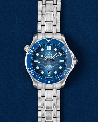 Omega Summer Blue Seamaster Diver 300m 75th 210.30.42.20.03.003