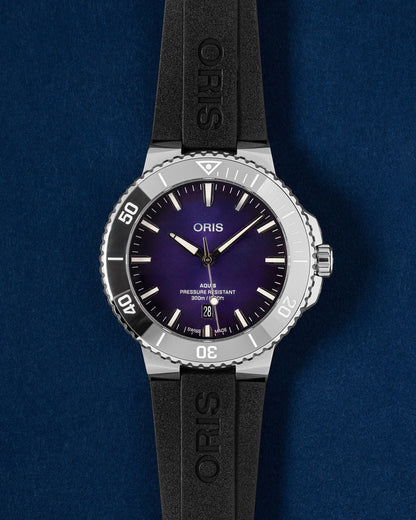Oris Aquis Purple 'Taste of Summer' 01 733 7789 4158 | Grand Caliber Watches