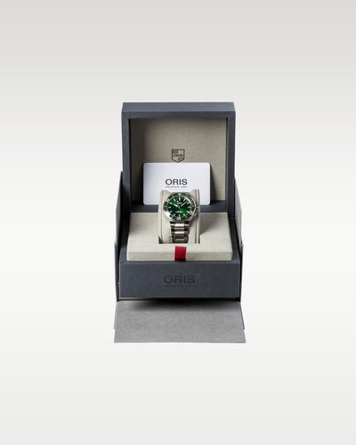 Green Oris Aquis Date 0173377324157 | Grand Caliber Dallas, Texas