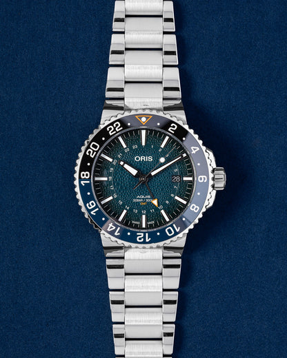Oris Whale Shark Limited Edition Aquis GMT 01 798 7754 4175 | Grand Caliber Dallas, Texas
