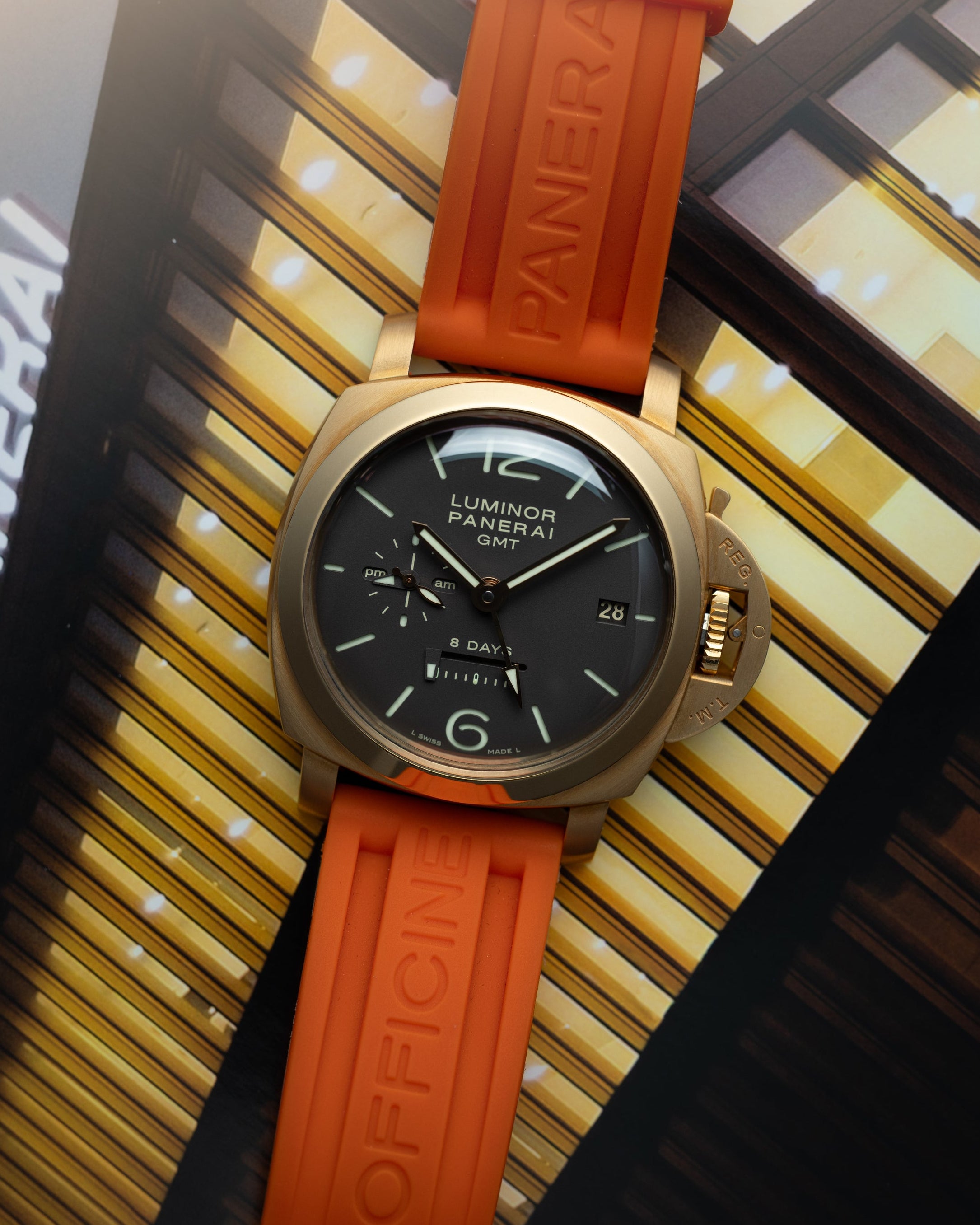 Panerai Luminor 1950 8 Days GMT PAM00289 | Grand Caliber Watches DFW