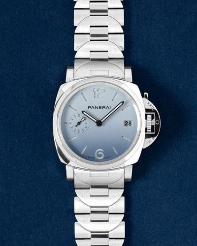 Light Blue Panerai Luminor Due Pastello PAM 01309 | Grand Caliber Watches