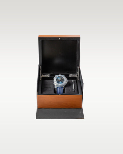 Blue Titanium Panerai Luminor Equation Of Time GMT PAM00670 | Grand Caliber