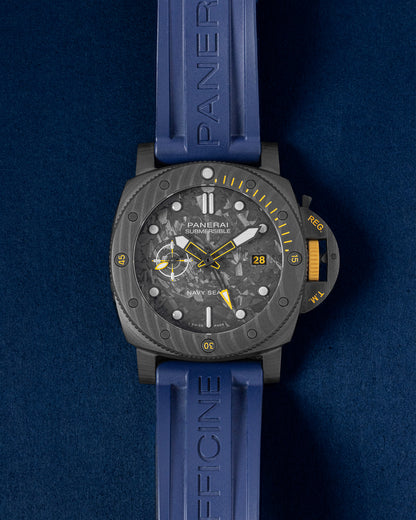 Panerai Submersible GMT Carbotech Navy Seals PAM 01324 at Grand Caliber | Panerai Dallas 