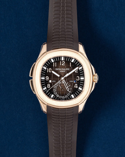 Rose Gold Patek Philippe Aquanaut Brown Dial 5164R-001 | Grand Caliber TX