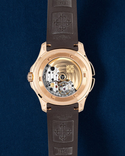 Rose Gold Patek Philippe Aquanaut Brown Dial 5164R-001 | Grand Caliber TX