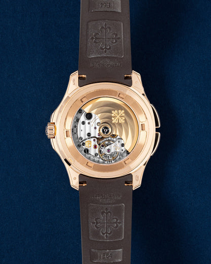 Rose Gold Patek Philippe Aquanaut Brown Dial 5164R-001 | Grand Caliber TX