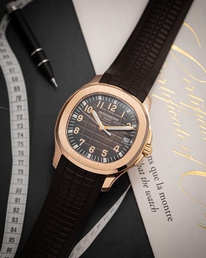 2019 Brown Patek Philippe Aquanaut 5167R-001 | Grand Caliber Watches