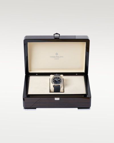 Blue White Gold Patek Philippe Aquanaut 5168G-001 | Grand Caliber DFW, Texas