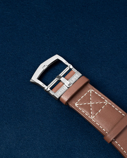 2019 White Gold Patek Philippe Calatrava Pilot Travel Time 5524G Watch | Grand Caliber