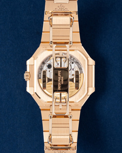 Chocolate dial Patek Philippe Cubitus 7128/1R-001 | Grand Caliber Watches TX