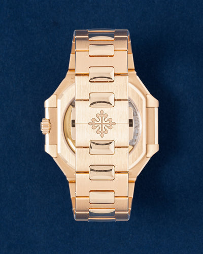 Chocolate dial Patek Philippe Cubitus 7128/1R-001 | Grand Caliber Watches TX